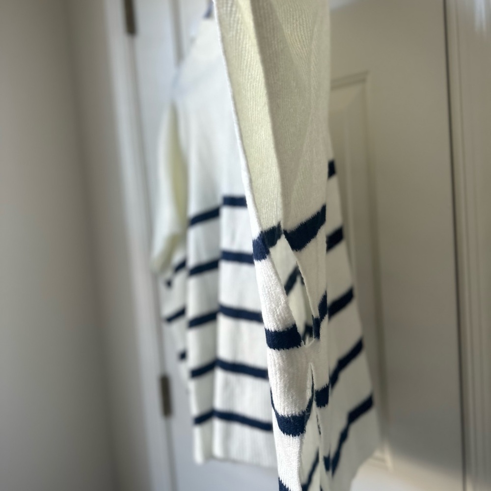 Loft Striped Knit Wrap Size XS/S - Picture 5 of 5